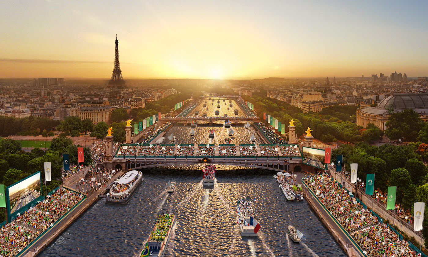 Paris Transformed into a Playground